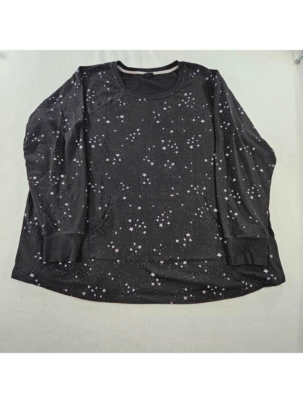 Torrid Black White Pattern Lounge Sleep Top Size 5 Womens Plus Size 5X